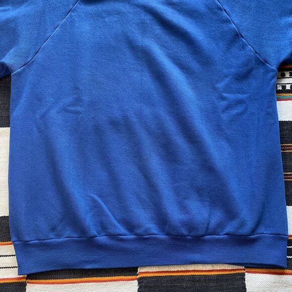 Vintage Sportswear Blue Crewneck Pullover Sweater. 50/50 Polycotton. Size Medium - Picture 6 of 13